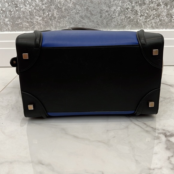 Celine tote bag blue black lightly worn - Picture 3 of 3